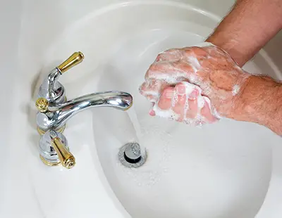 Wash hands