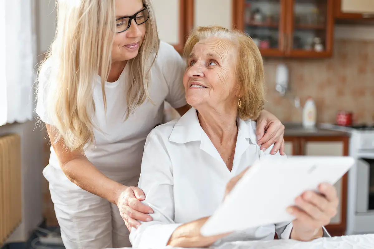 Providing care for elderly Home Health